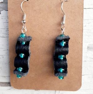 Handmade Leather, beads and Sterling…